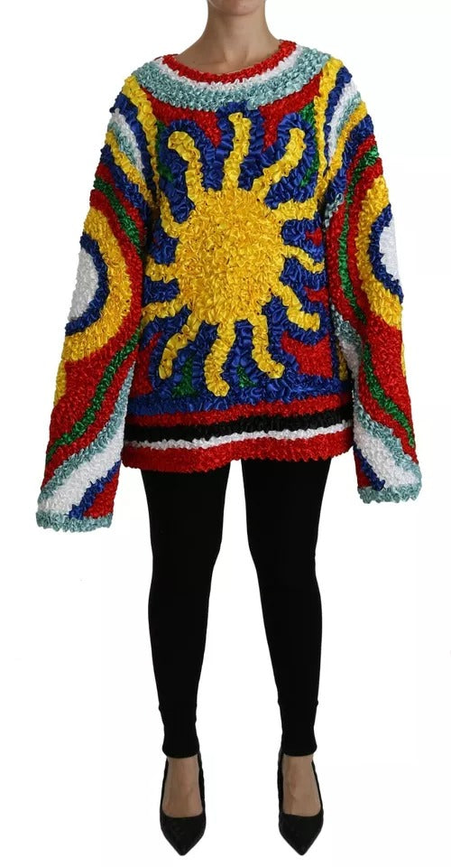 Dolce & Gabbana 35% Nylon sweater in multicolor