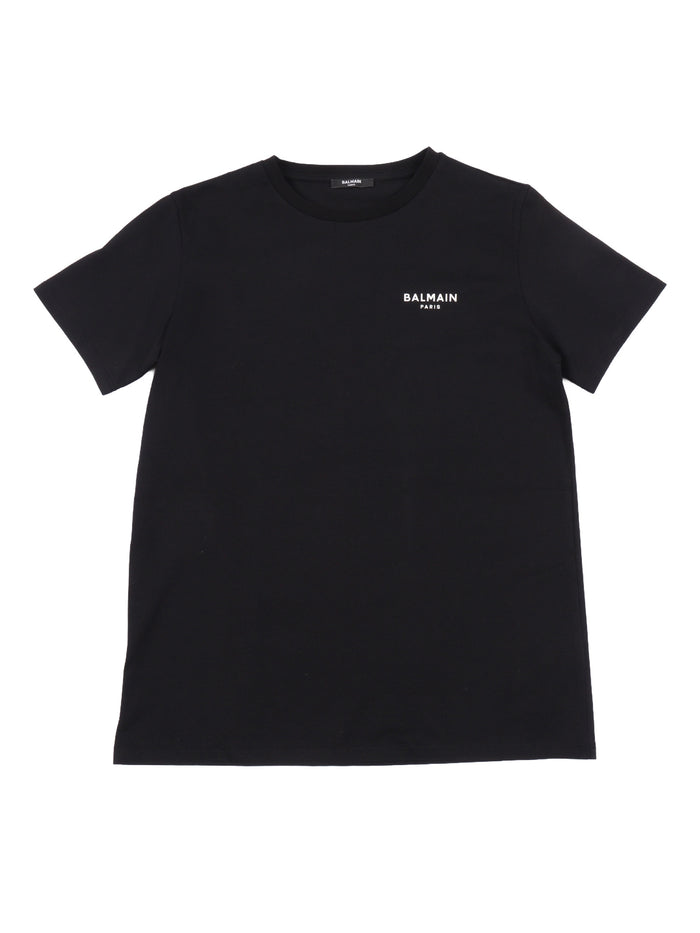 T-SHIRT Black Cotton Elastane Short Sleeves
