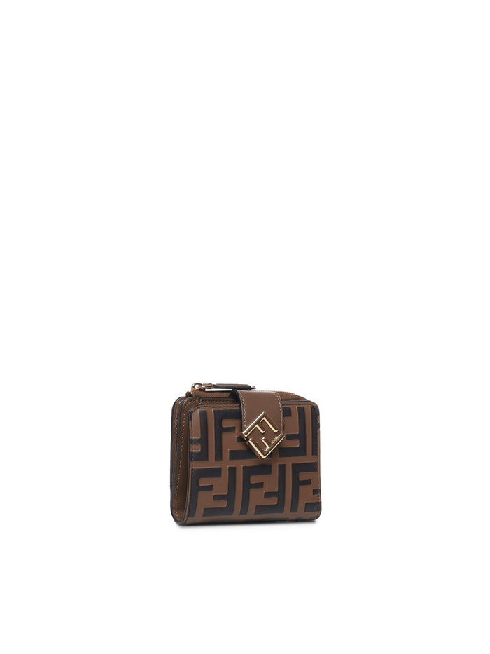 Fendi Wallets Brown Calfskin