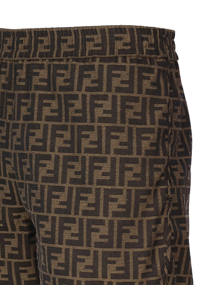 Fendi Shorts Brown Polyester