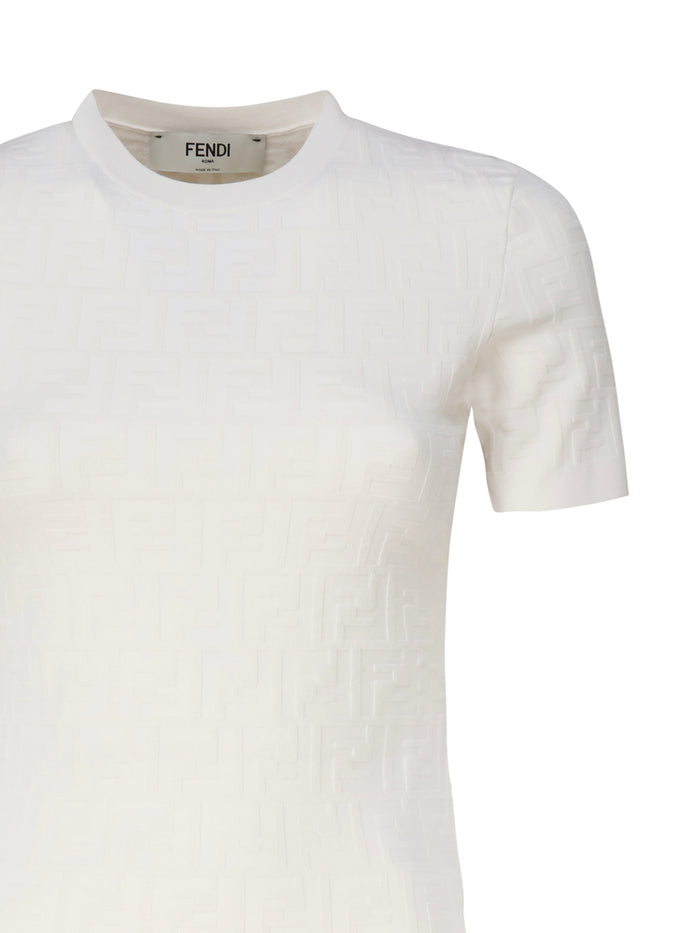 Fendi Sweaters White Viscose