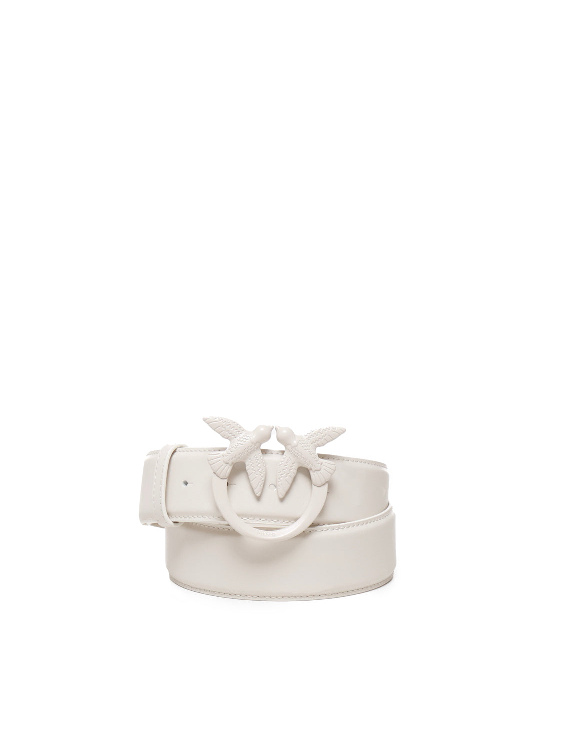 Pinko Belts White Cowskin
