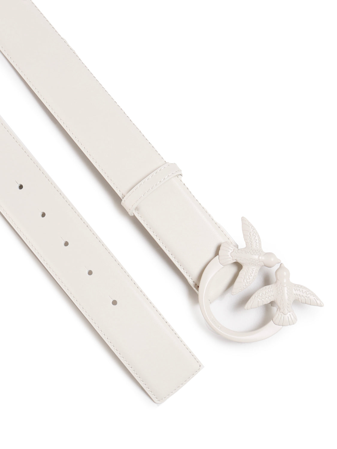 Pinko Belts White Cowskin