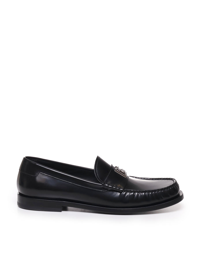 Dolce & Gabbana Flat Shoes Black Calfskin