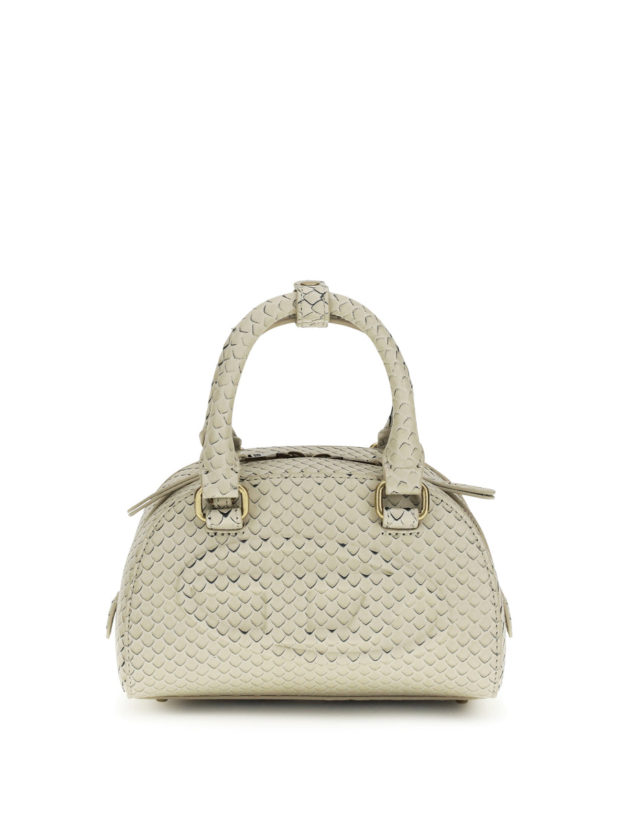 Diesel 100% calf leather (Bos taurus) shoulder bag in beige