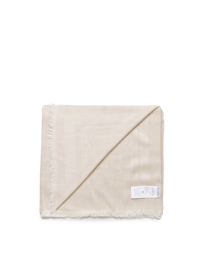 Max Mara Scarfs Sand Wool