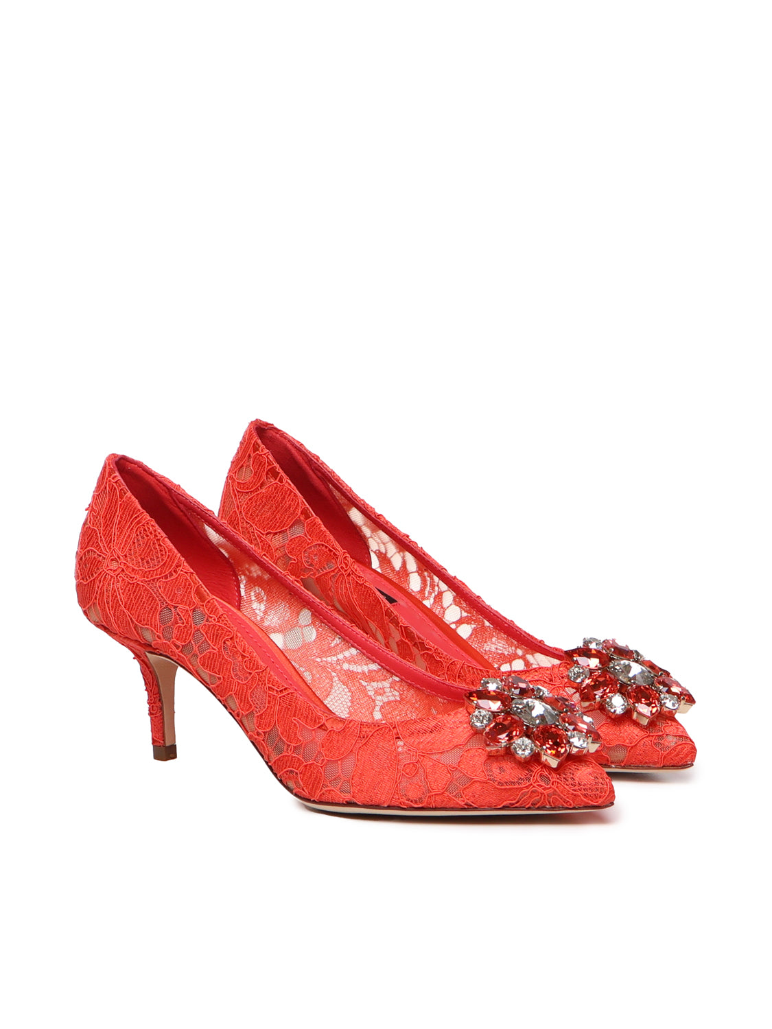Dolce & Gabbana With Heel Coral Viscose