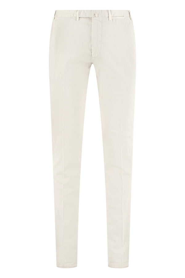 Trousers Cotton Chino Cream Chinos
