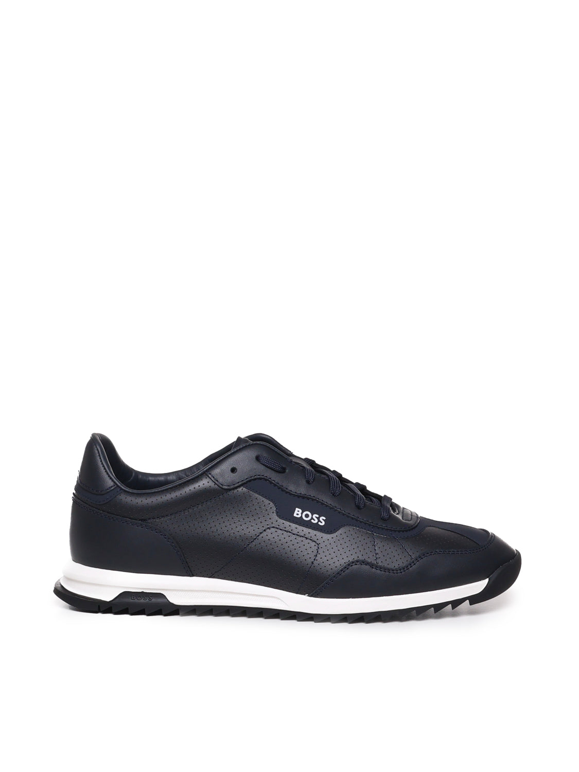 Boss Sneakers Blue Cowskin