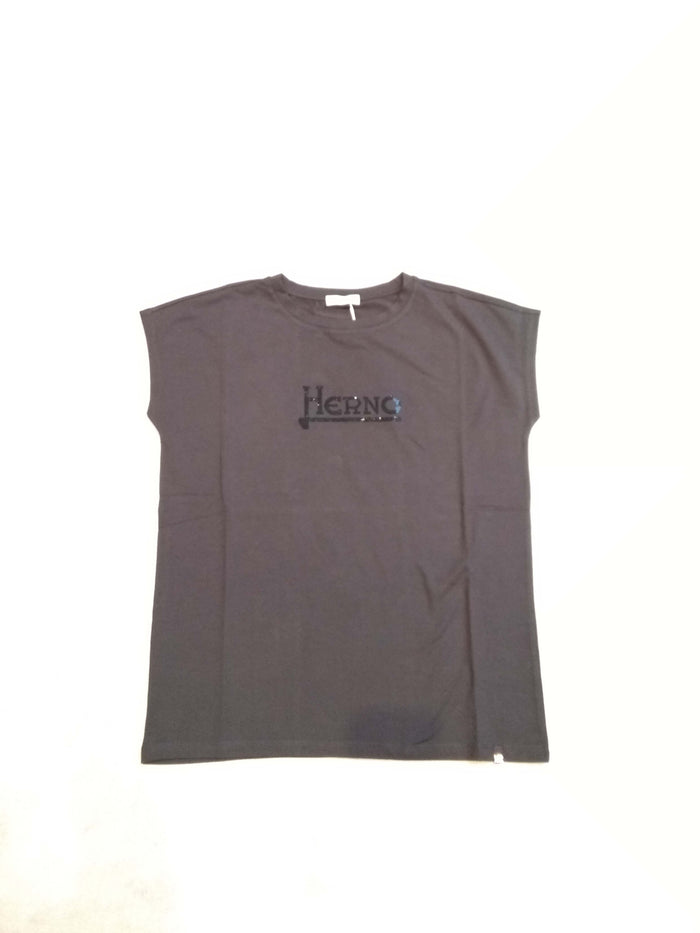 Tshirt Black Cotton Elastane