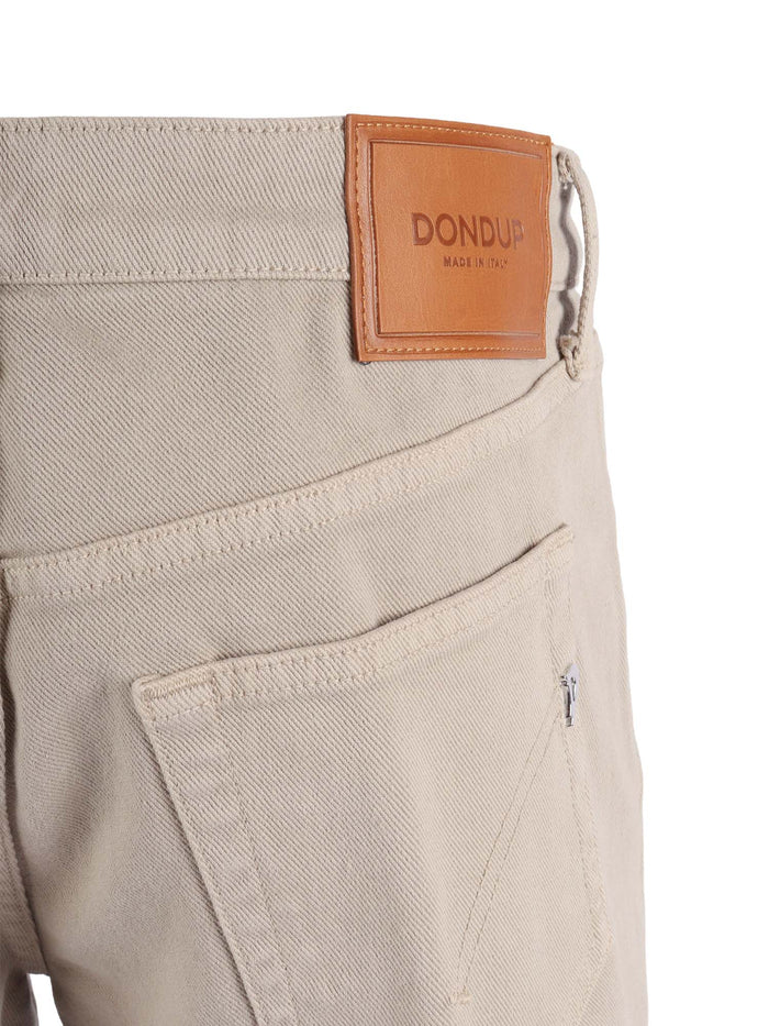 Coco Pants White Cotton Elastane Jean