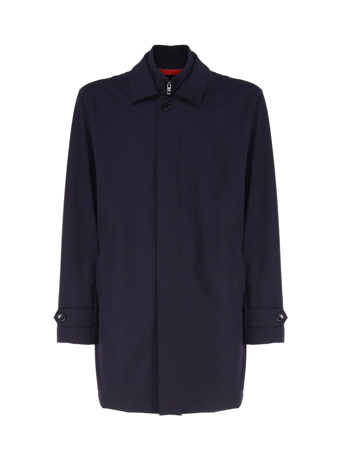Fay Coats Blue Polyester
