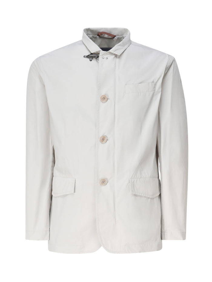 Fay Jackets White Polyamide