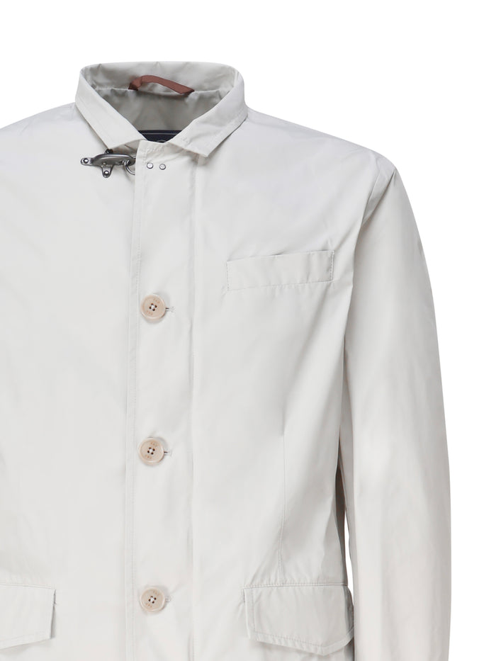 Fay Jackets White Polyamide