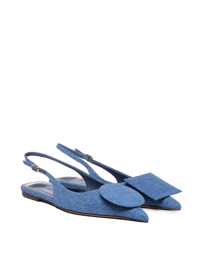 Jacquemus With Heel Blue Cotton
