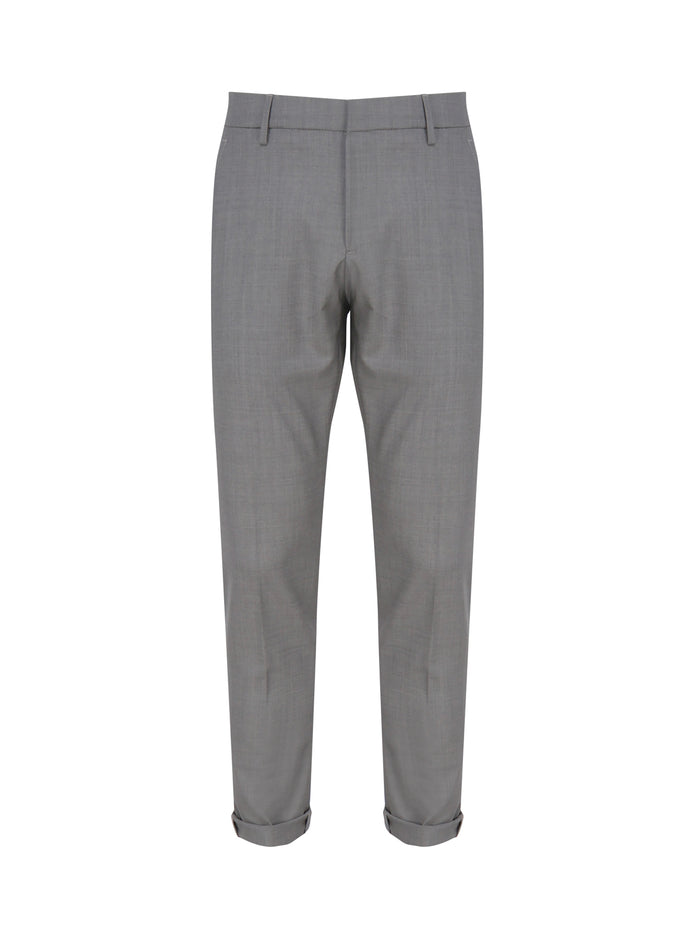 Dondup Rtw Grey Virgin Wool