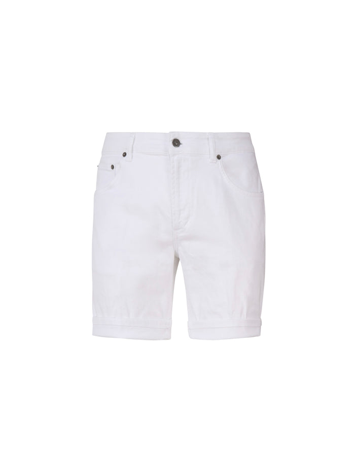 Dondup Shorts White Co Eme Ea