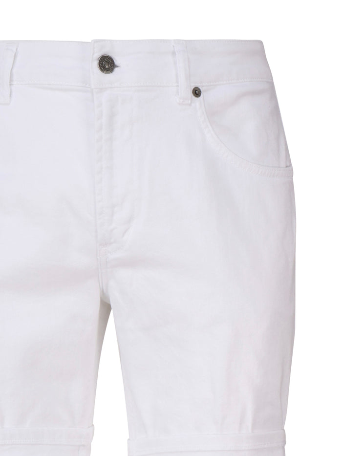Dondup Shorts White Co Eme Ea