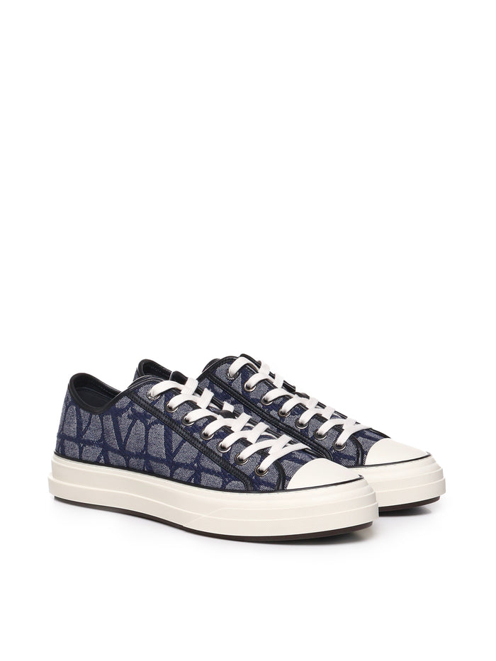 Valentino Garavani Sneakers Blue Cotton