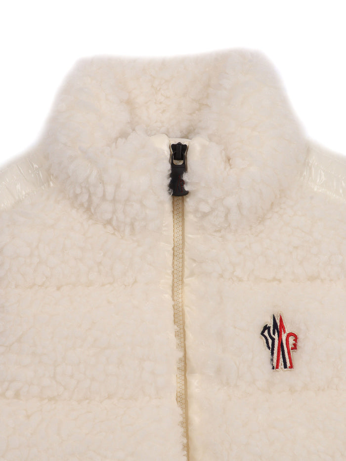 Vest White Sleeveless Puffer