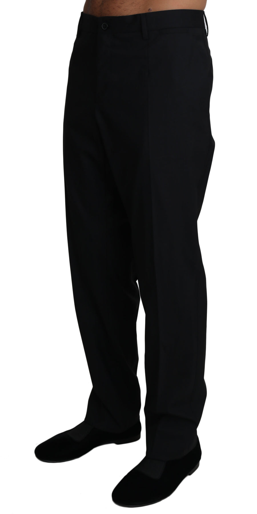 Dolce & Gabbana 97% Wool trousers in black
