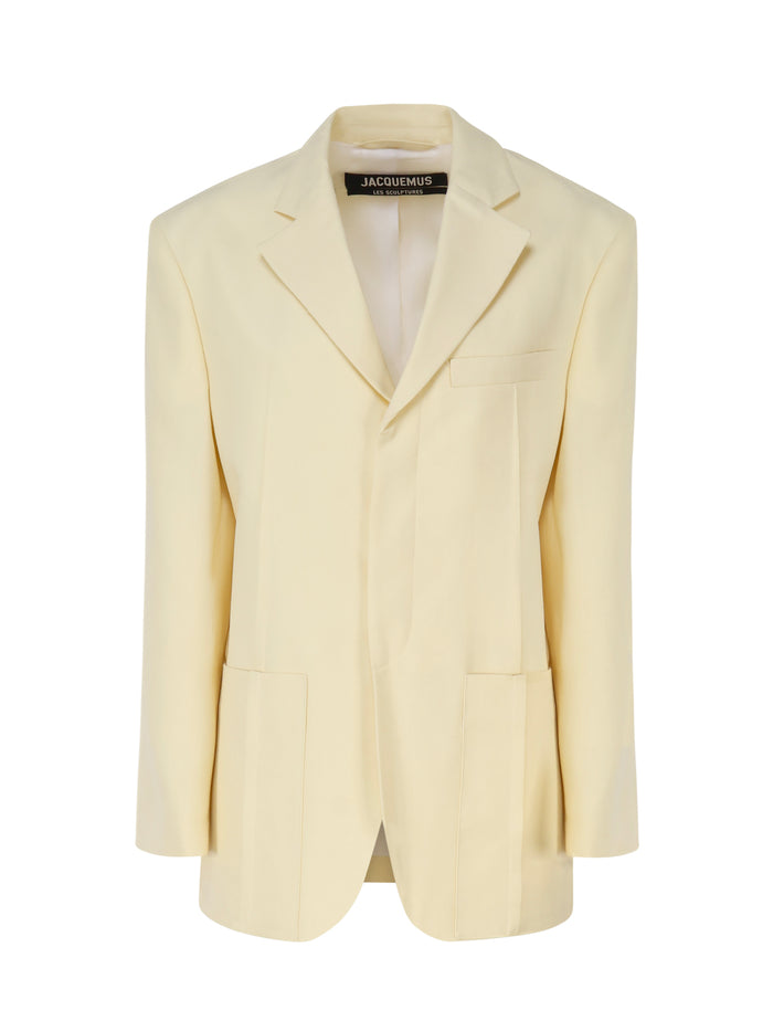 Jacquemus Jackets Yellow Viscose