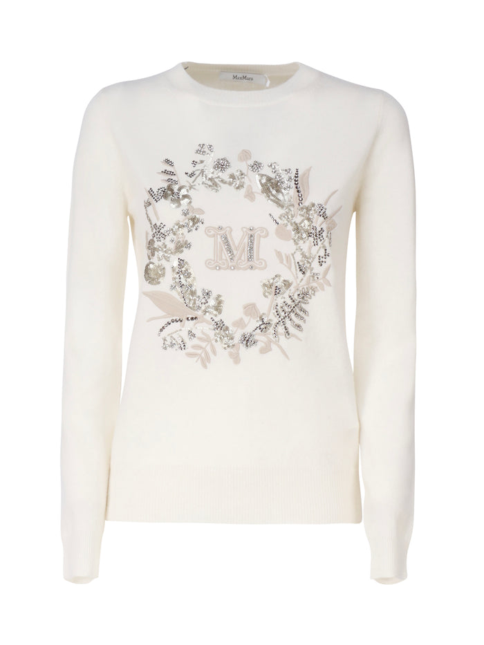 Max Mara Sweaters White Wool