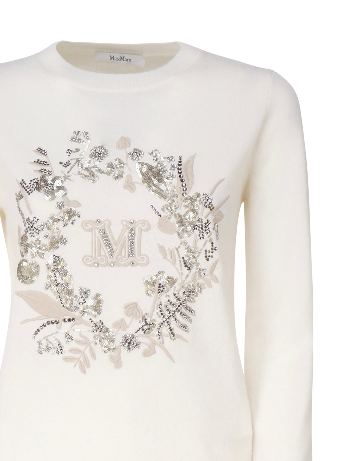 Max Mara Sweaters White Wool