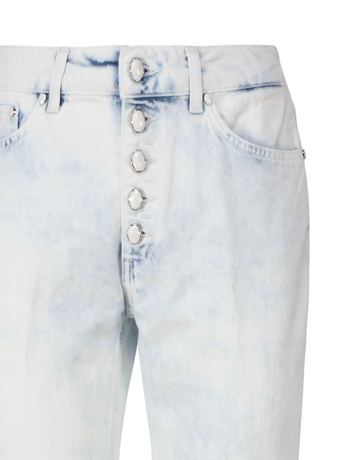 Dondup Jeans White Cotton