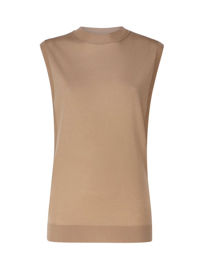 Sportmax Top Beige Wool