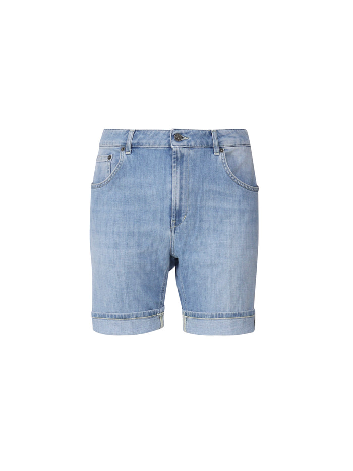 Dondup Shorts Blue Cotton