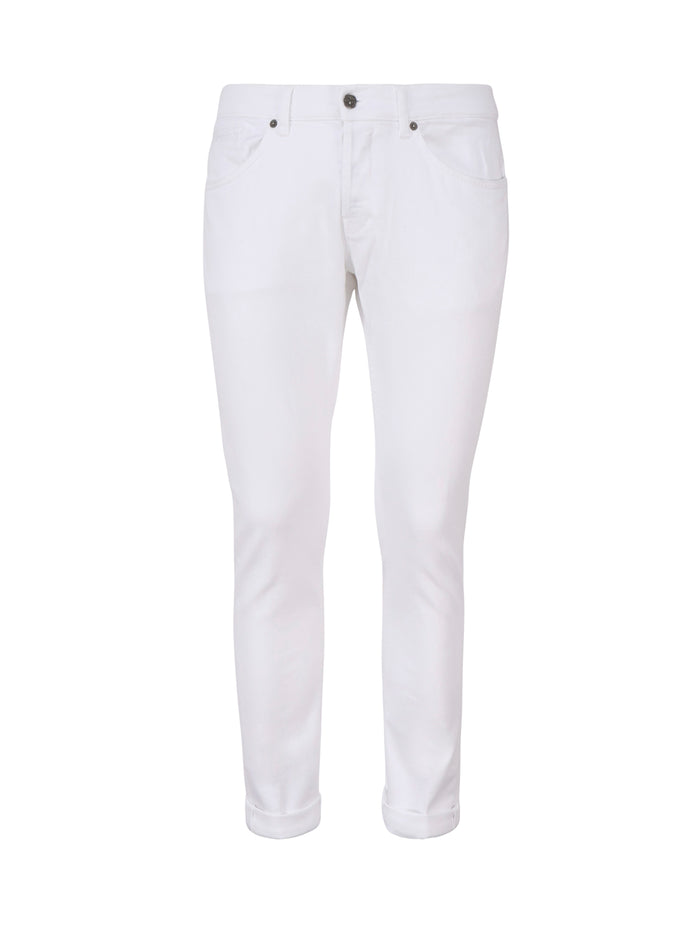Dondup Jeans White Cotton