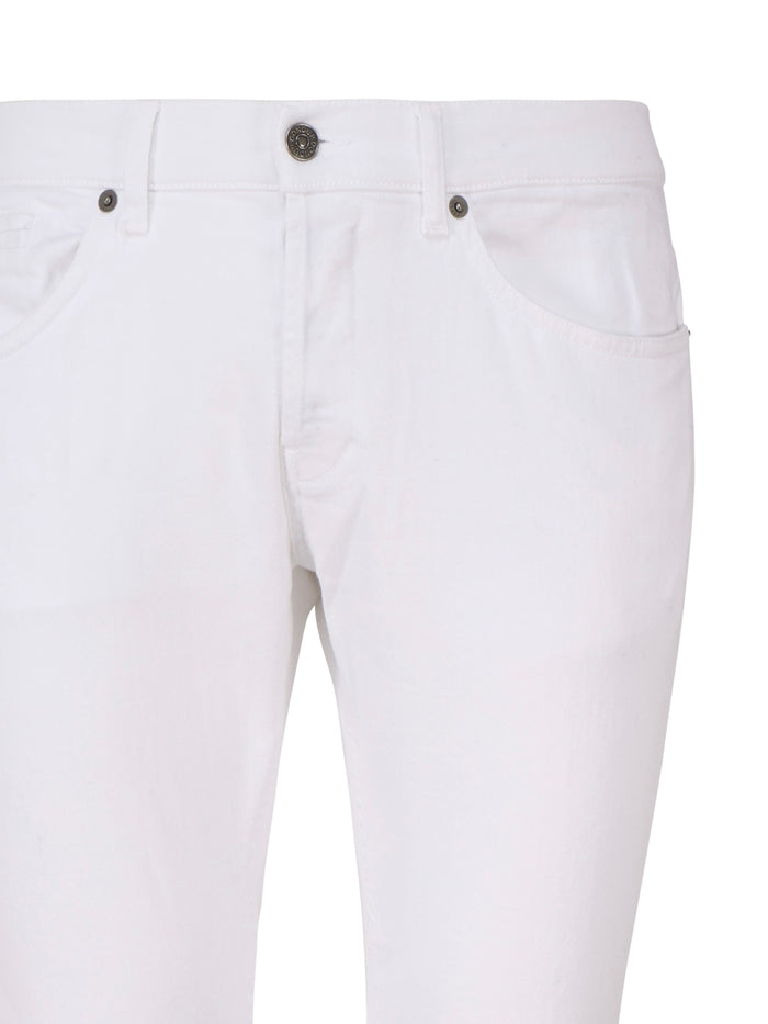 Dondup Jeans White Cotton