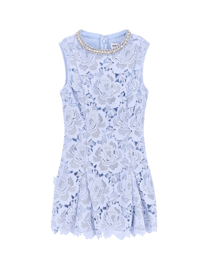 Self Portrait Dresses Blue Poliestere