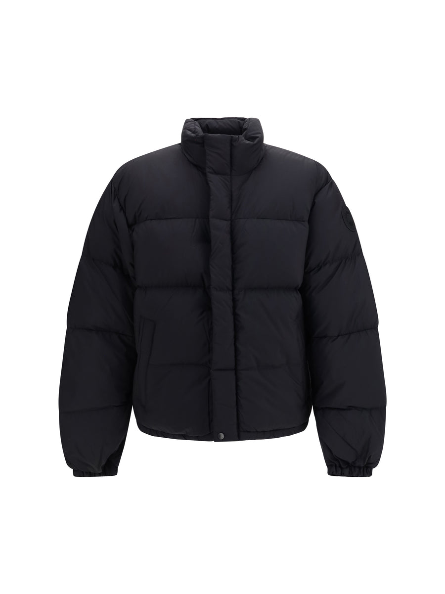 Sterling Tonal Disc Puffer Jacket Black - Noir Down