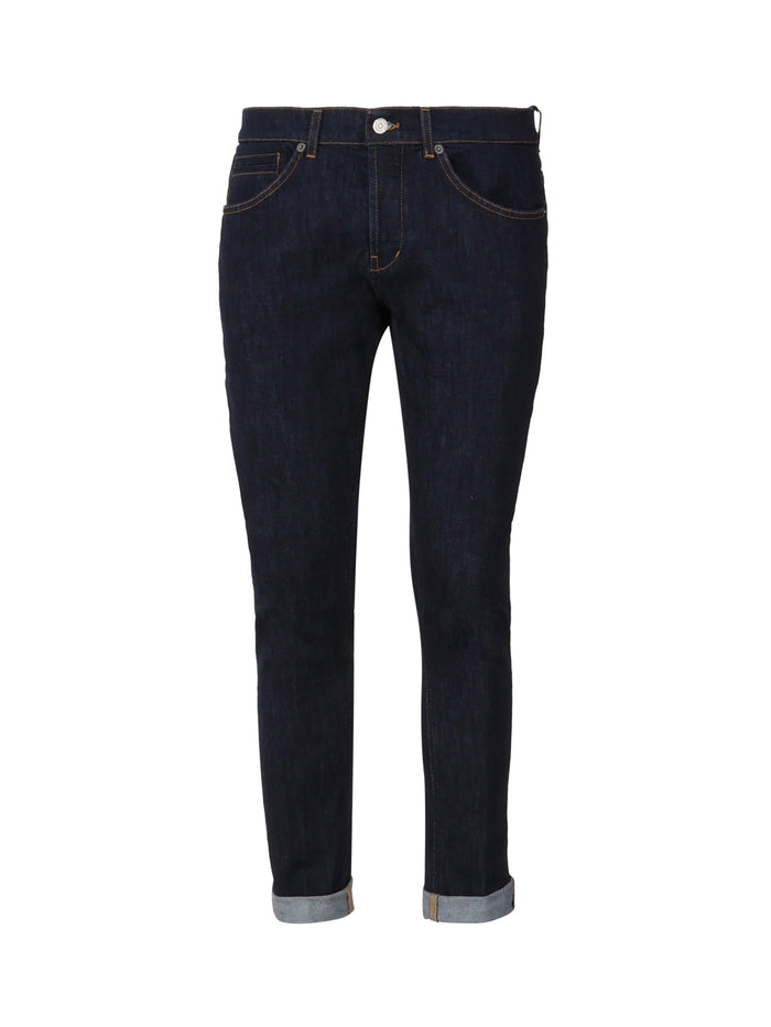 Dondup Jeans Blue Navy Cotton