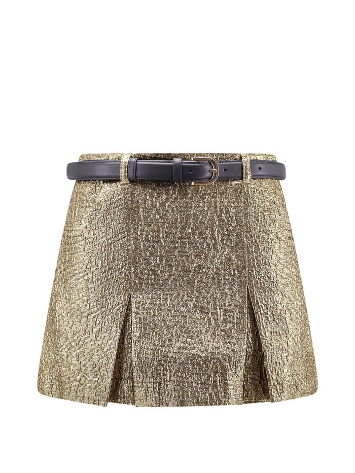Self Portrait Shorts Golden