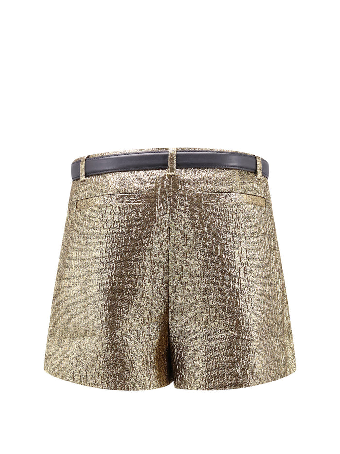 Self Portrait Shorts Golden