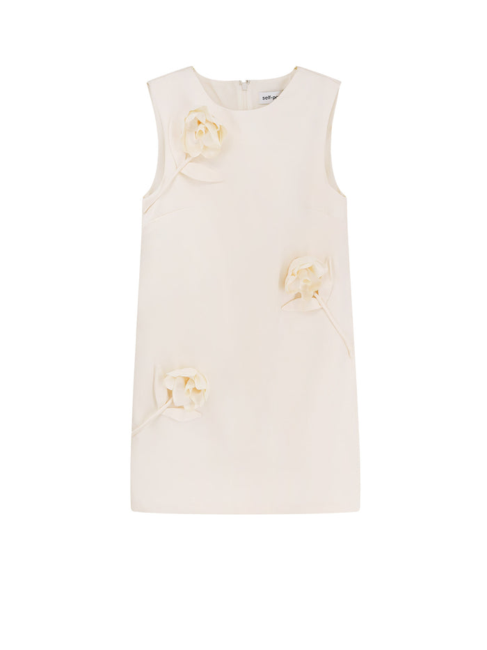 Self Portrait Dresses Beige Poliestere