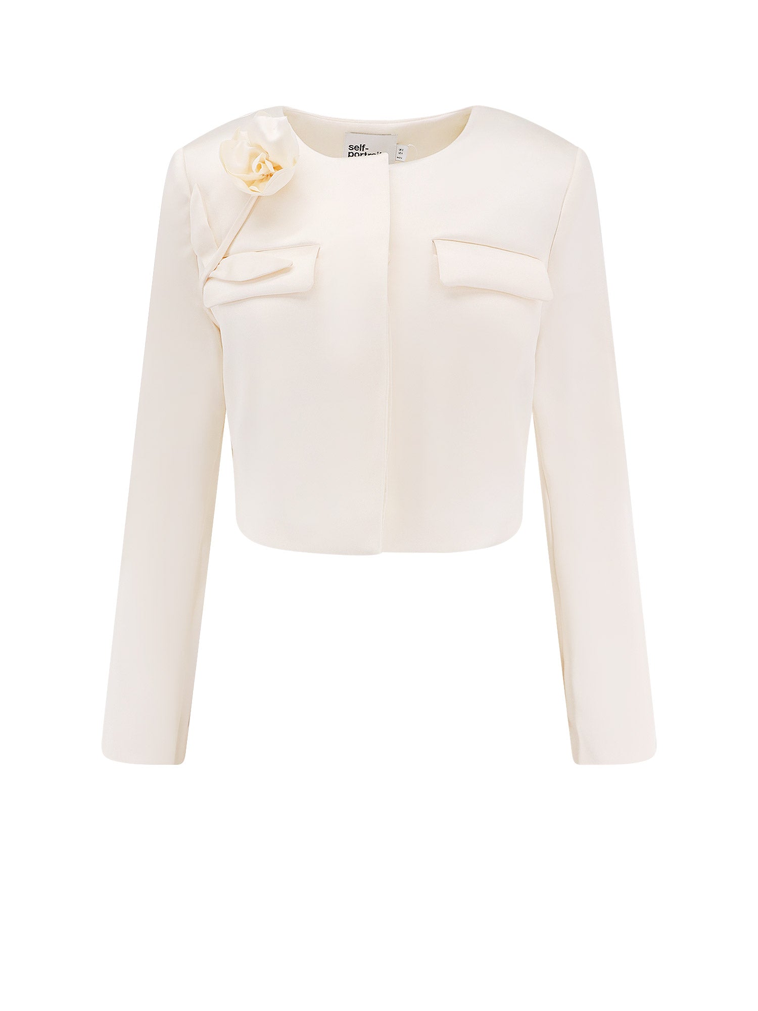 Self Portrait Clothing Beige Poliestere