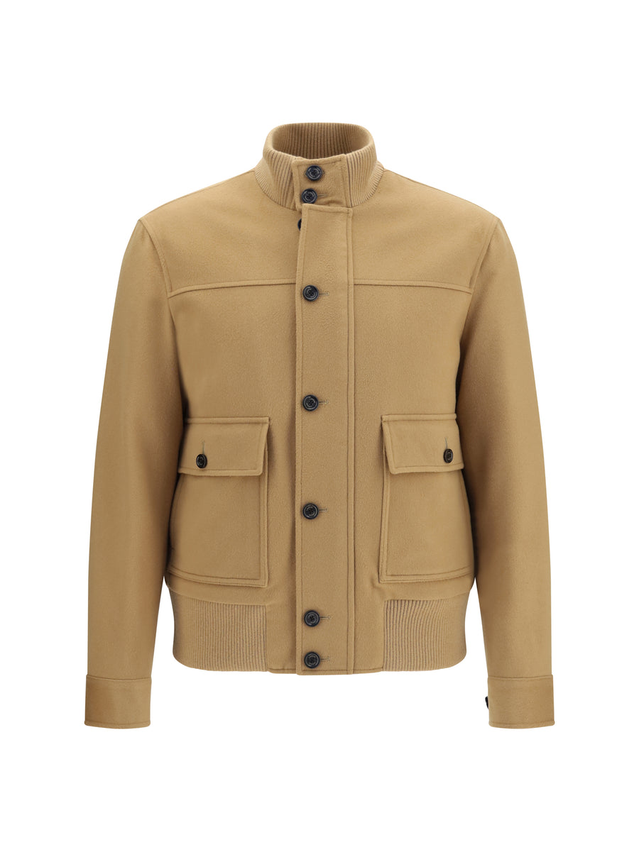 Lardini 90% Merino Wool jacket in beige