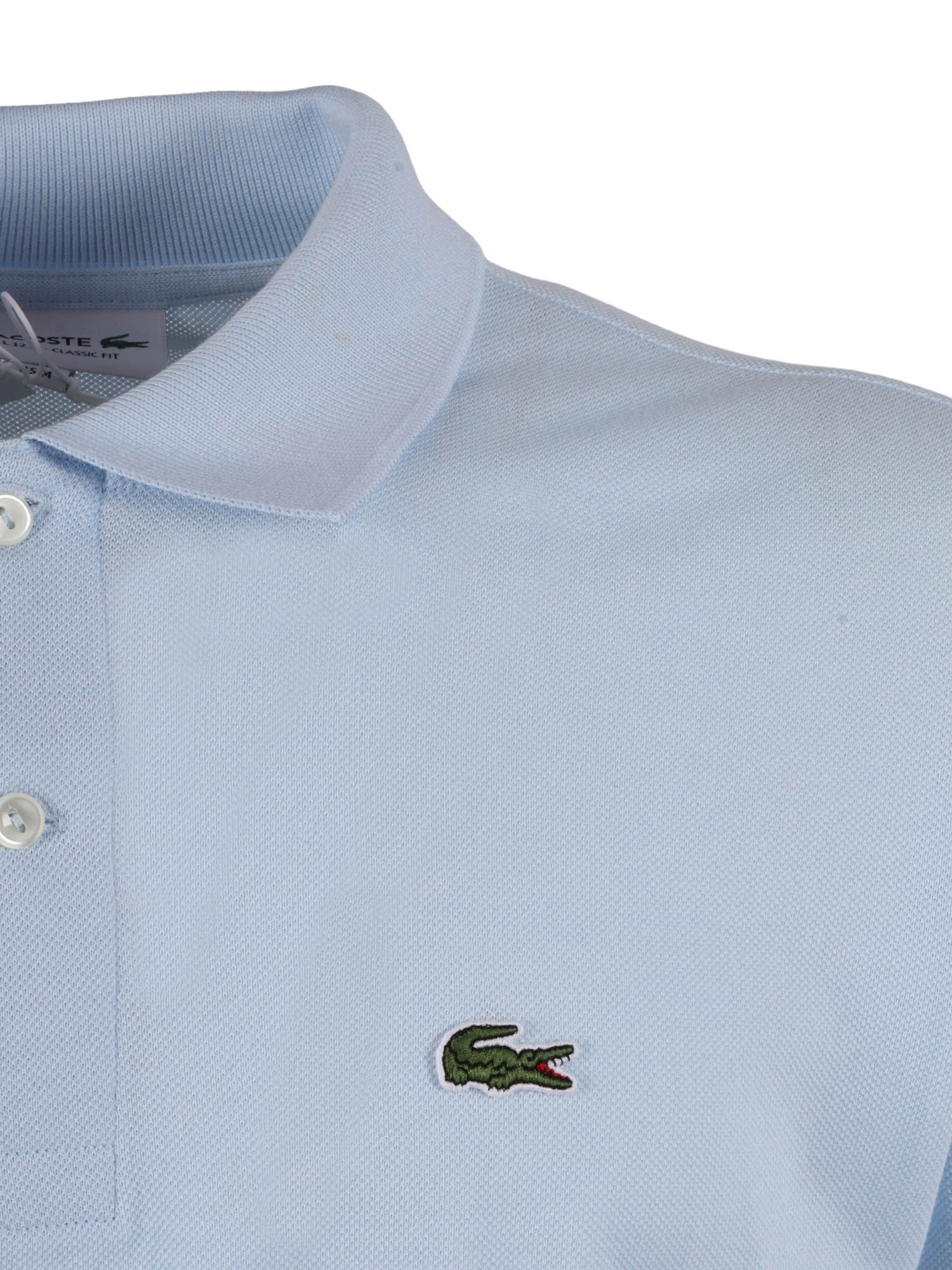 BEST SHORT SLEEVE POLO Light Blue Cotton Sleeves