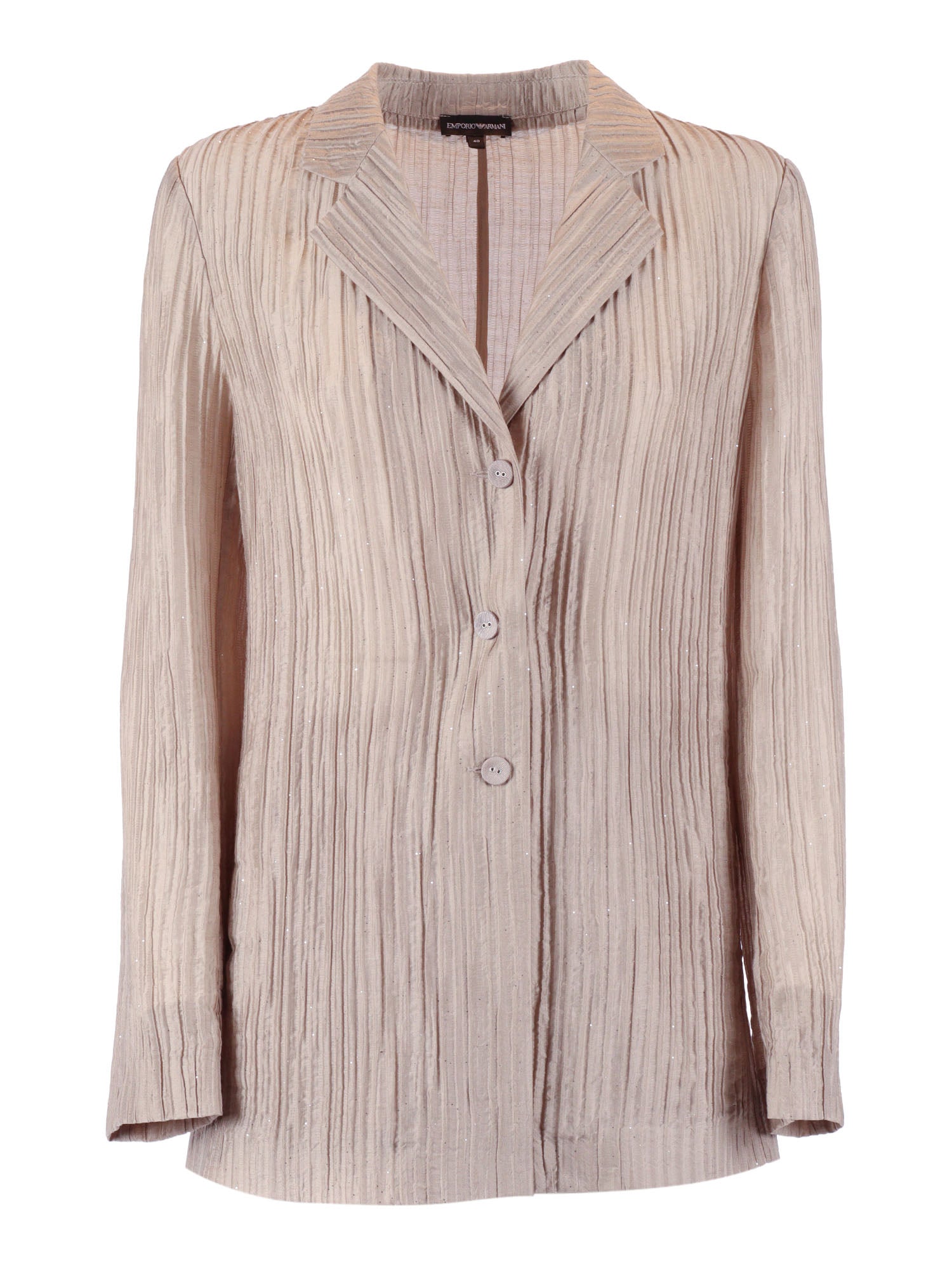 BLAZER Beige Lyocell Polyamide Jacket