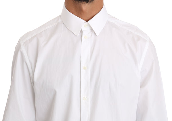 Dolce & Gabbana 100% Cotton dress shirt in white