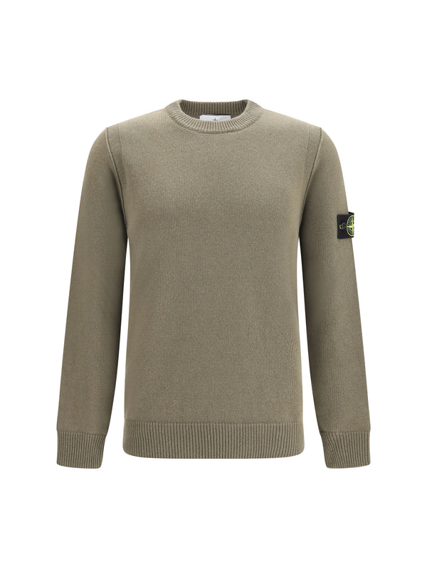 Stone Island 100% Cotton sweater in green