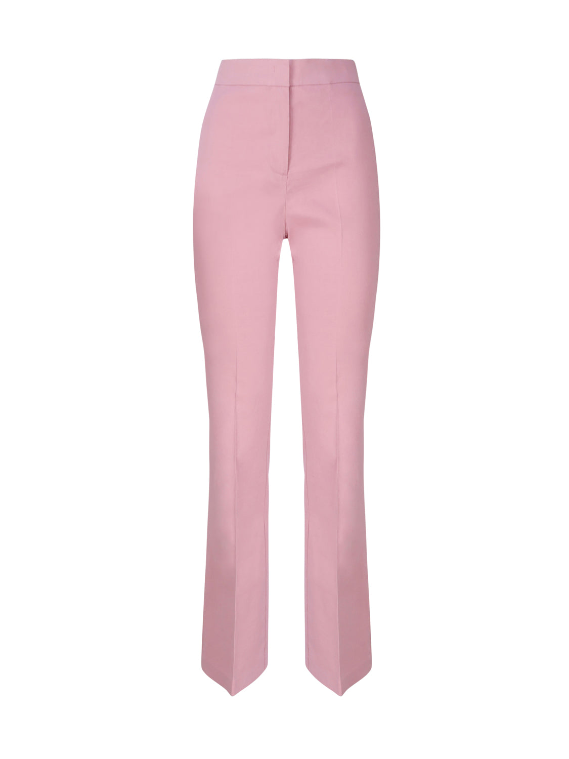 Pinko Trousers Pink Cotton