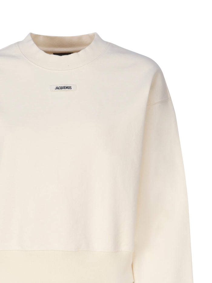 Jacquemus Sweaters Beige Cotton