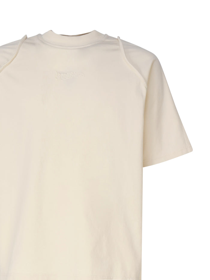 Jacquemus T-Shirts And Polos Beige Cotton