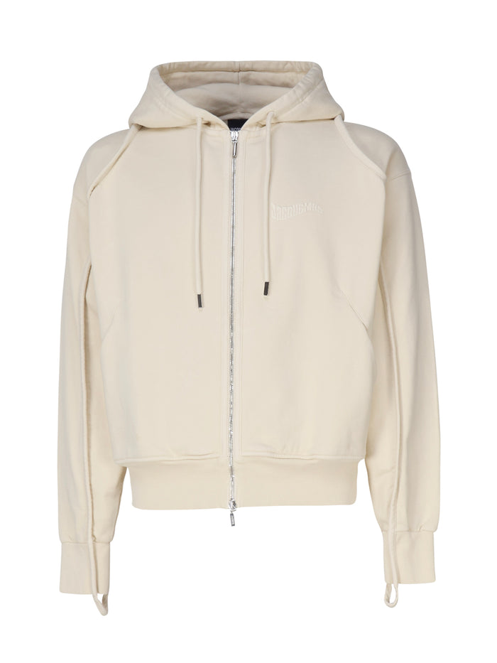 Jacquemus Sweaters Beige Cotton