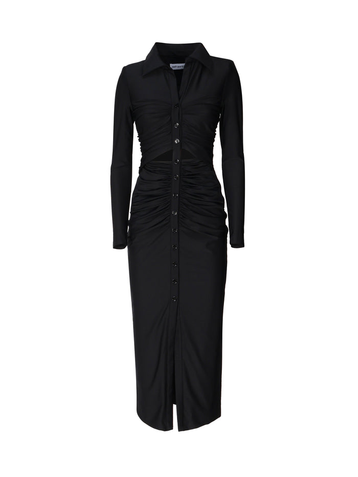 Self-Portrait Dresses Black Polyamide